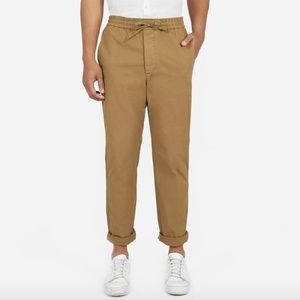 Everlane Midweight Drawstring Pant in Black